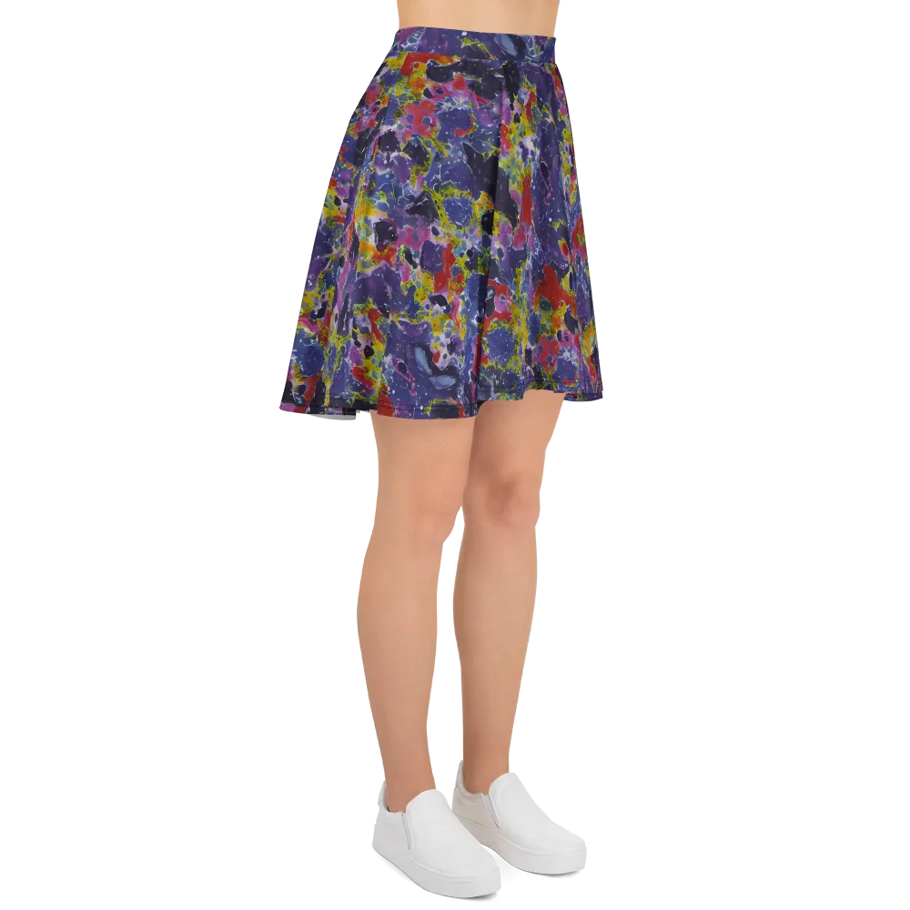 Purple Frequency on Skater Skirt — Right