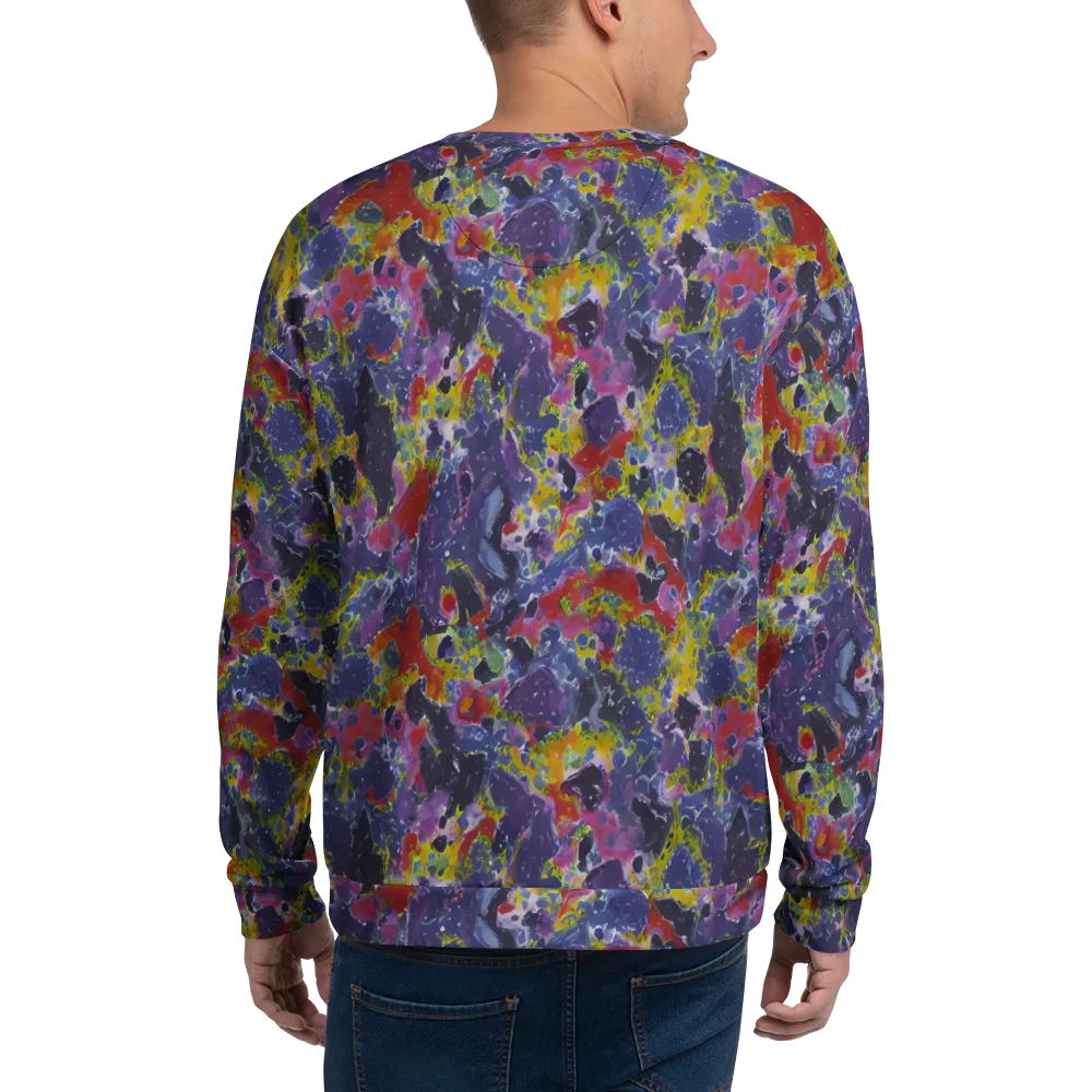 Purple Frequency on Sweatshirt — Back