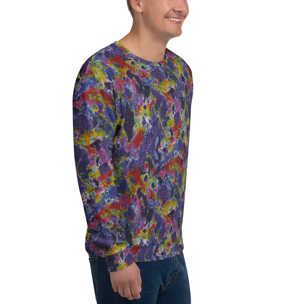 Purple Frequency on Sweatshirt — Right Front