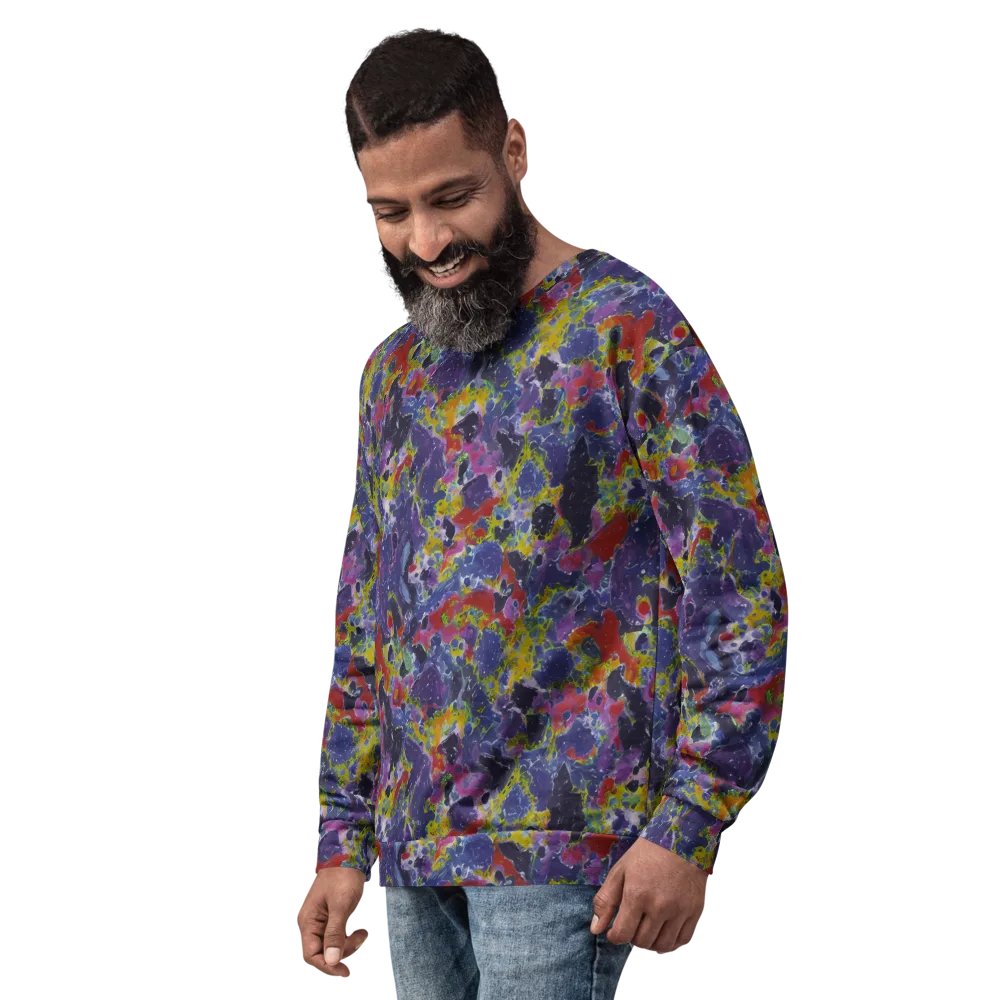 Purple Frequency on Sweatshirt — Left Front