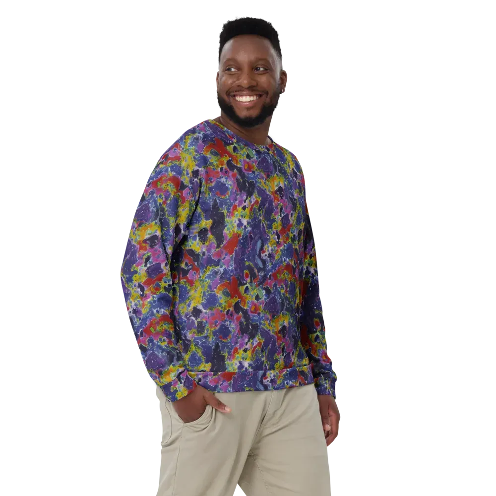Purple Frequency on Sweatshirt — Front