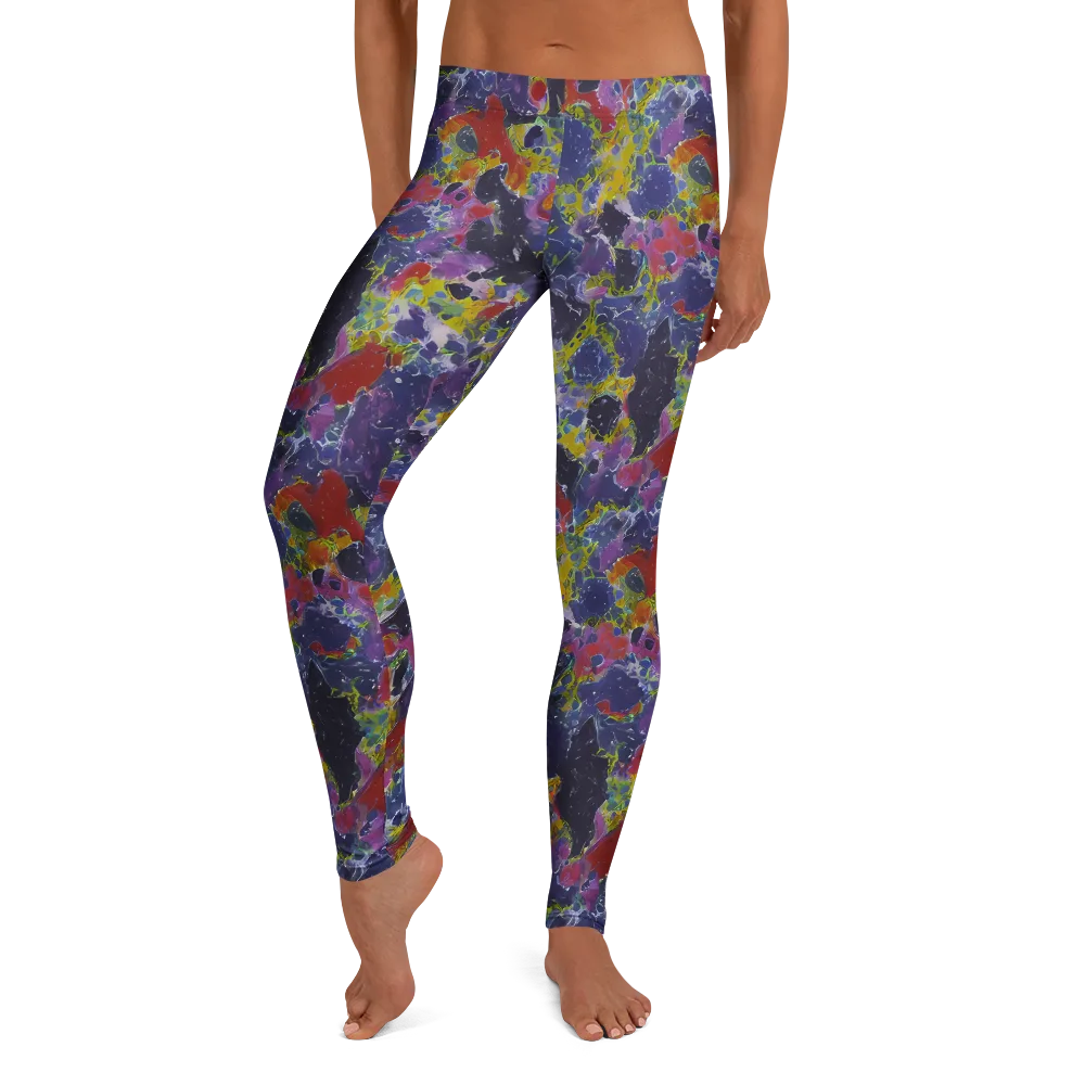 Purple Frequency on Leggings — Front