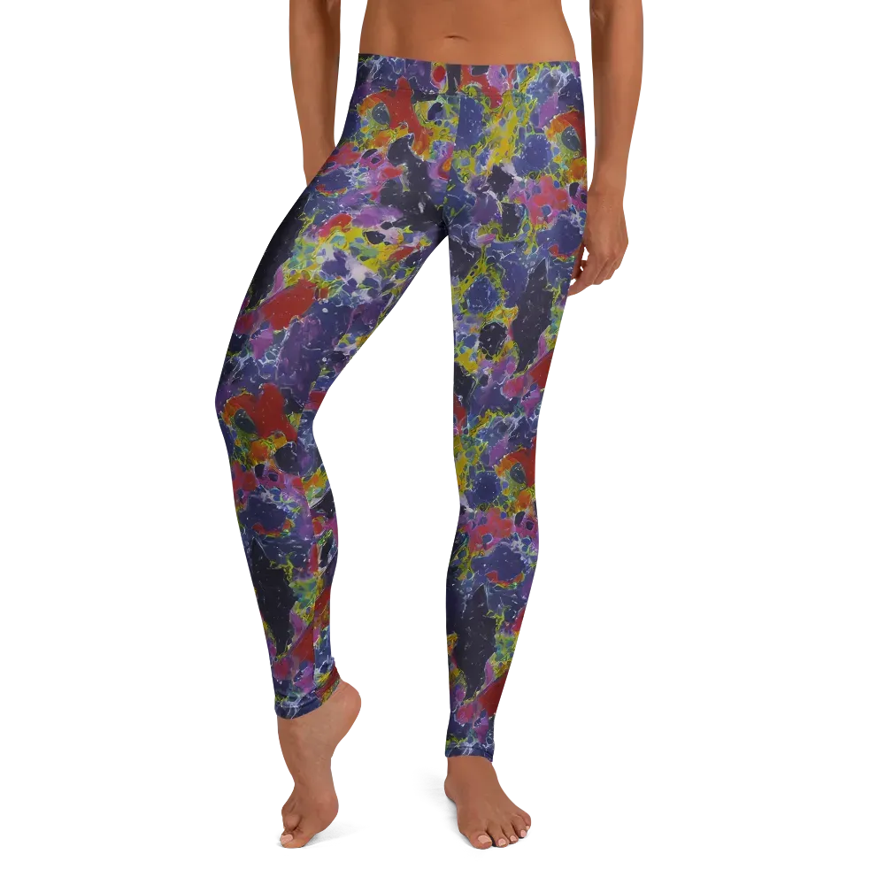 Purple Frequency on Leggings — Front