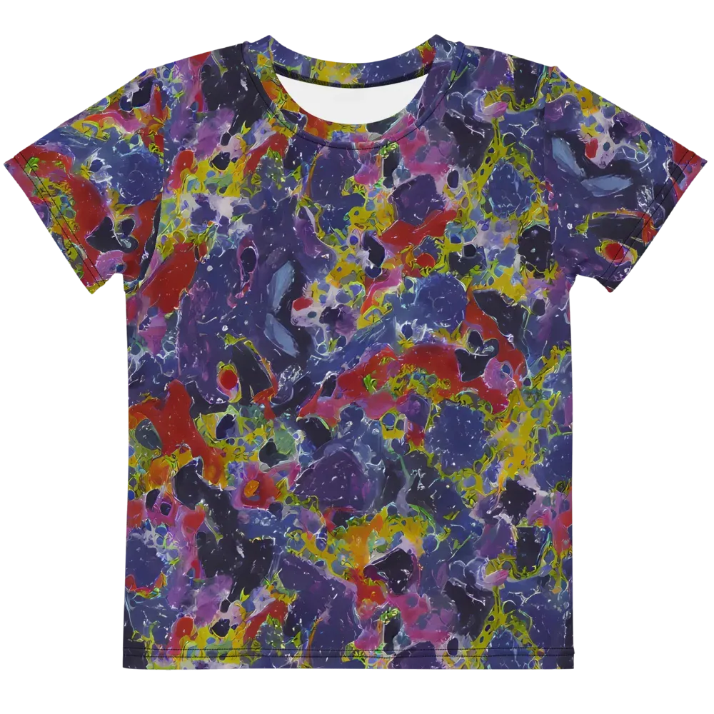 Purple Frequency on Kids Crew Neck T-Shirt — Front