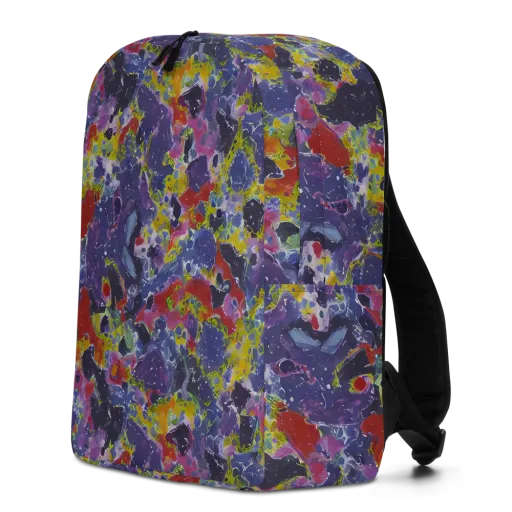 Purple Frequency on a Minimalist Backpack