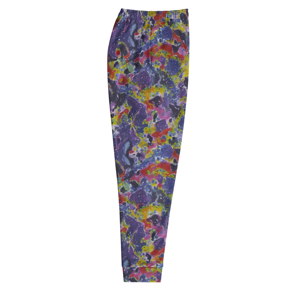 Purple Frequency on Men's Joggers — Right