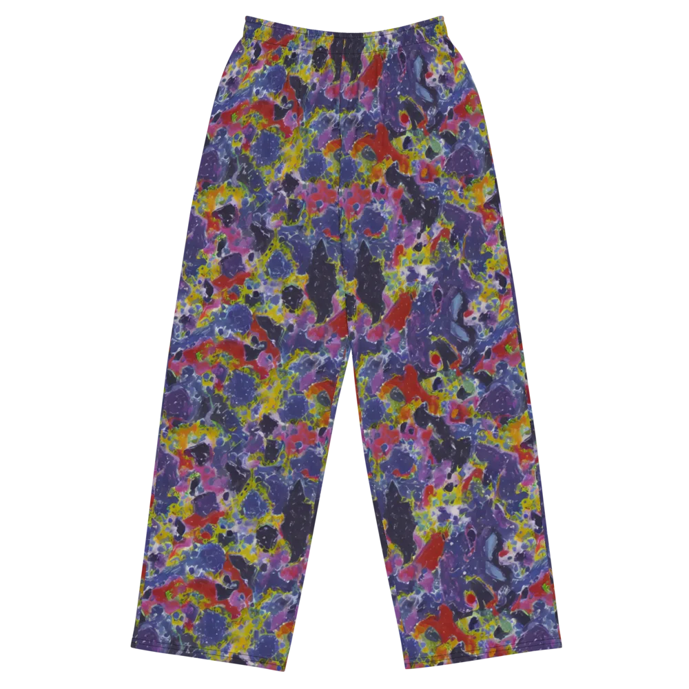 Purple Frequency on Wide-Leg Pants — Front