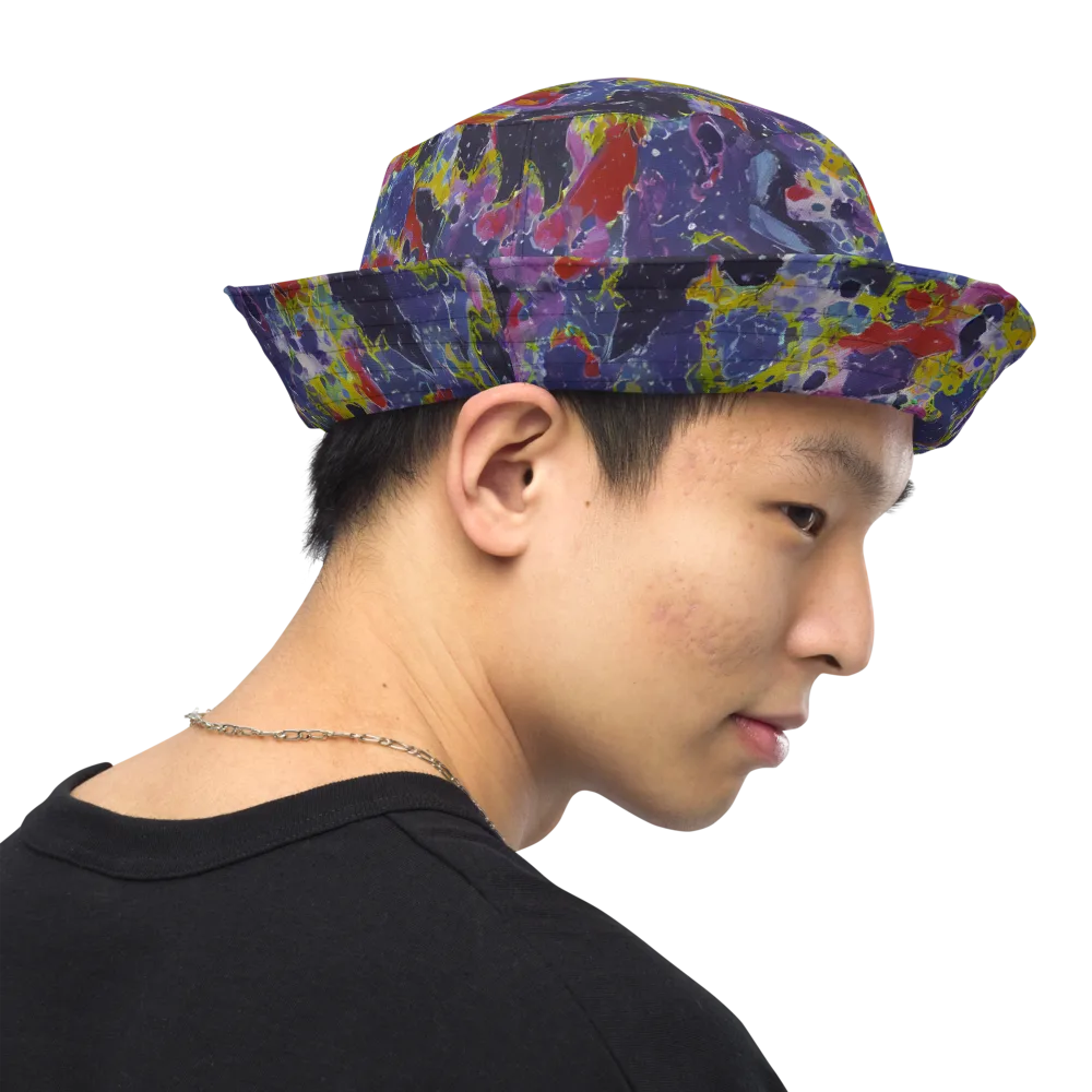Purple Frequency on Reversible Bucket Hat — Right Outside