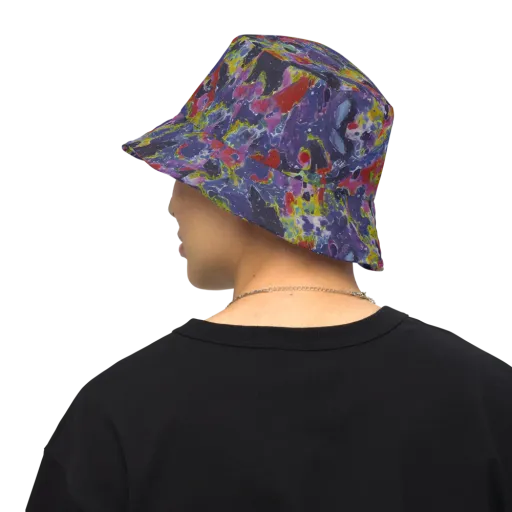 Purple Frequency on a Reversible Bucket Hat