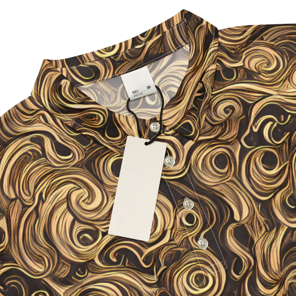 Amber Whirl on Men's Slim Fit Polo Shirt — Product details
