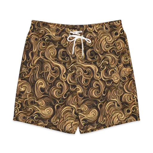 Amber Whirl on a Men's Board Shorts