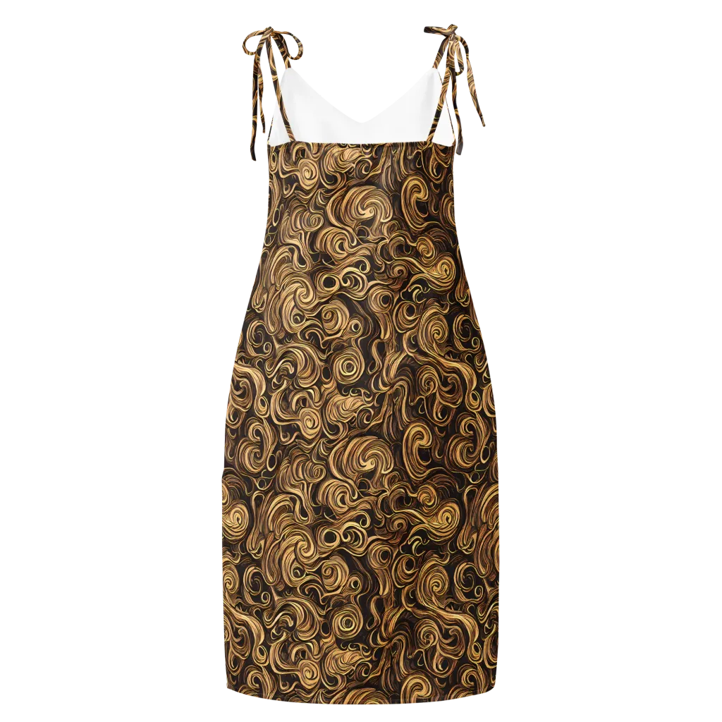 Amber Whirl on Slip Dress — Back