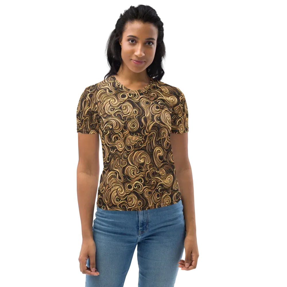 Amber Whirl on Women's Crew Neck T-Shirt — Front