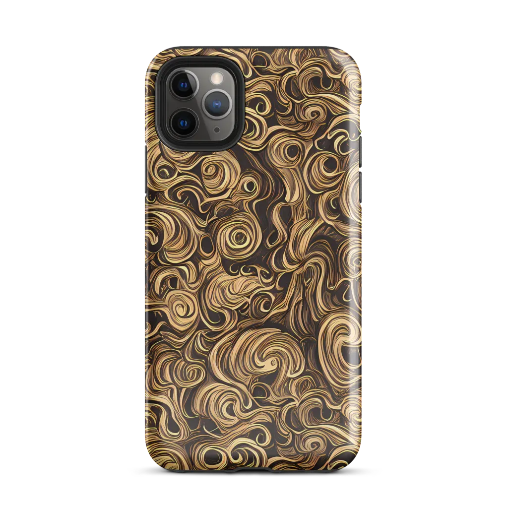 Amber Whirl on Tough Case for iPhone® — Front