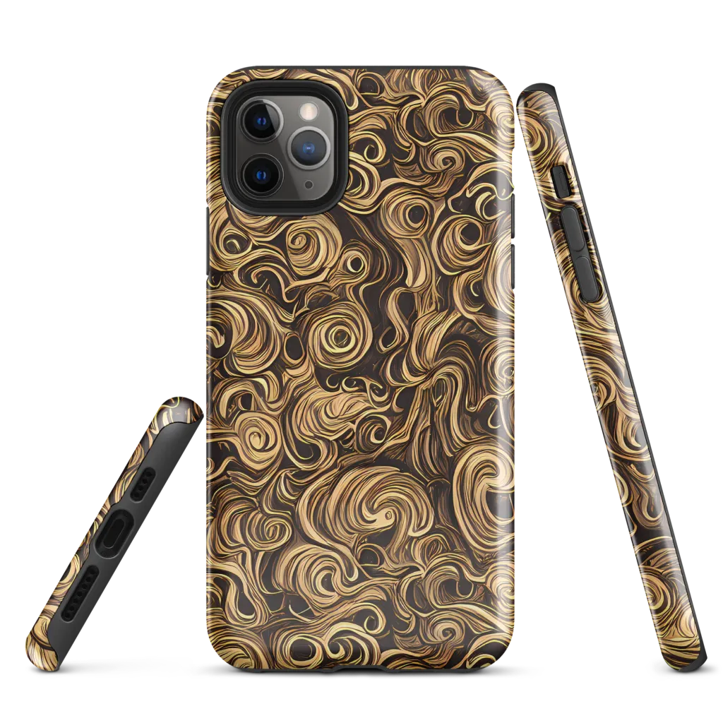 Amber Whirl on Tough Case for iPhone® — Front