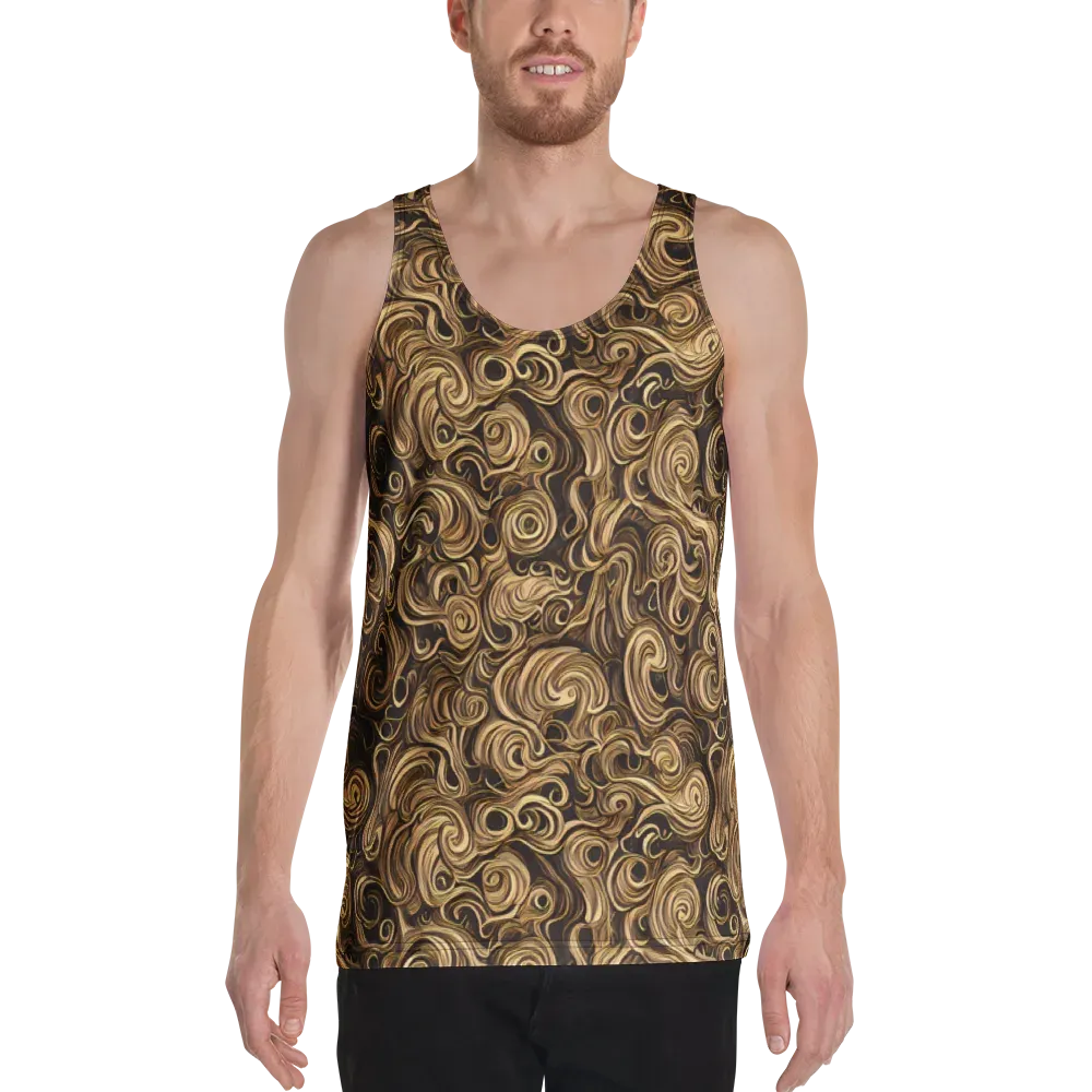 Amber Whirl on Men's Tank Top — Front