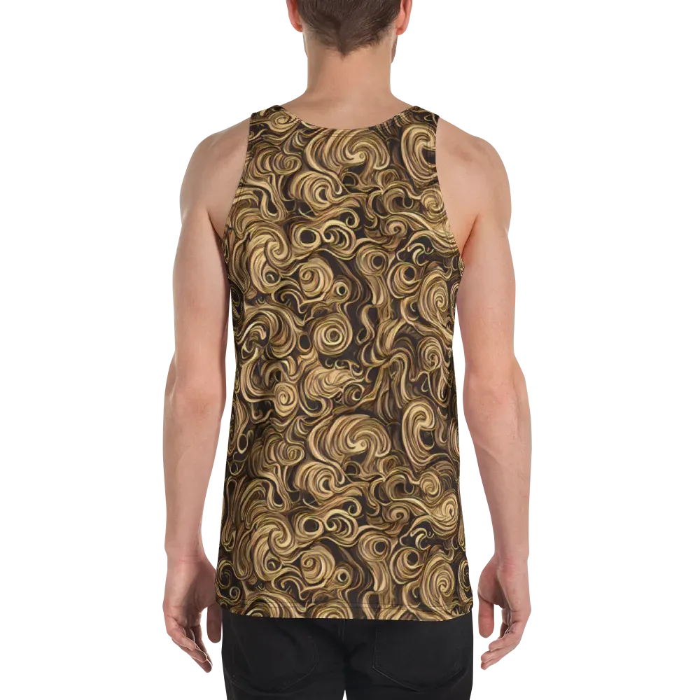 Amber Whirl on Men's Tank Top — Back