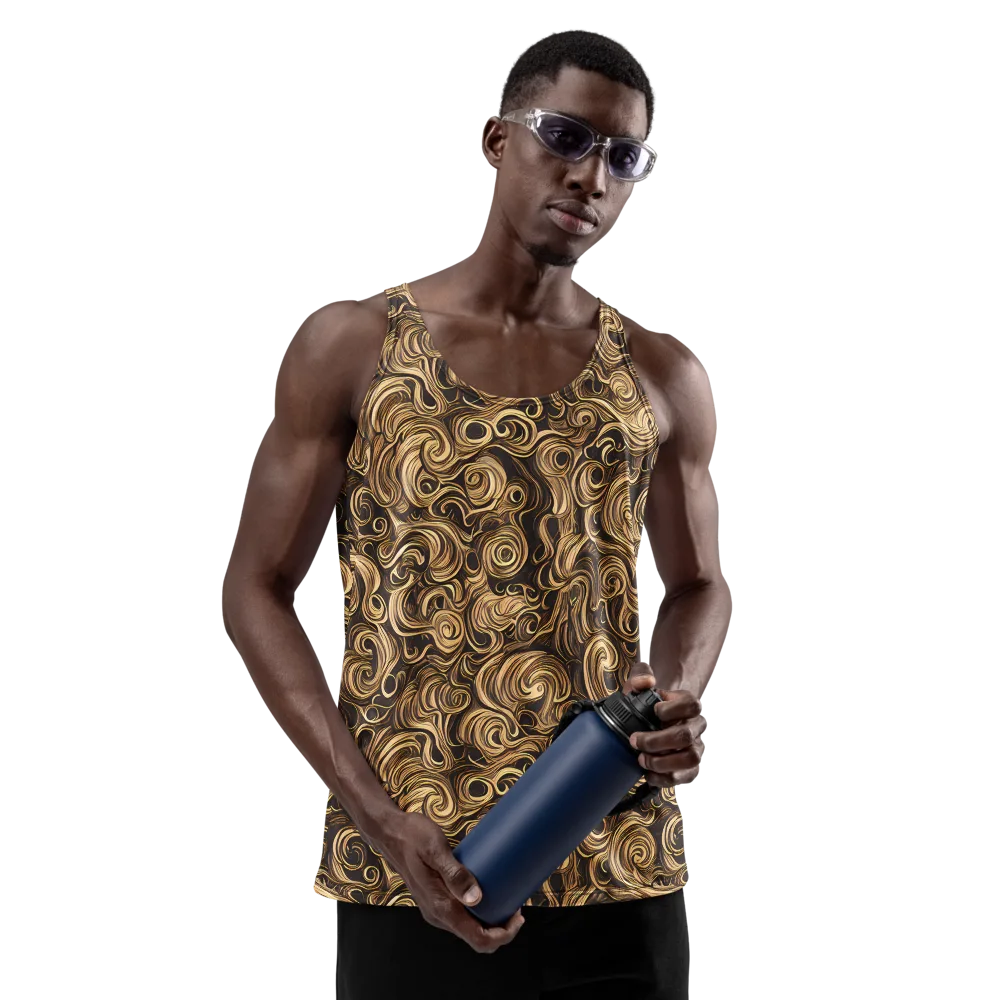 Amber Whirl on Men's Tank Top — Front