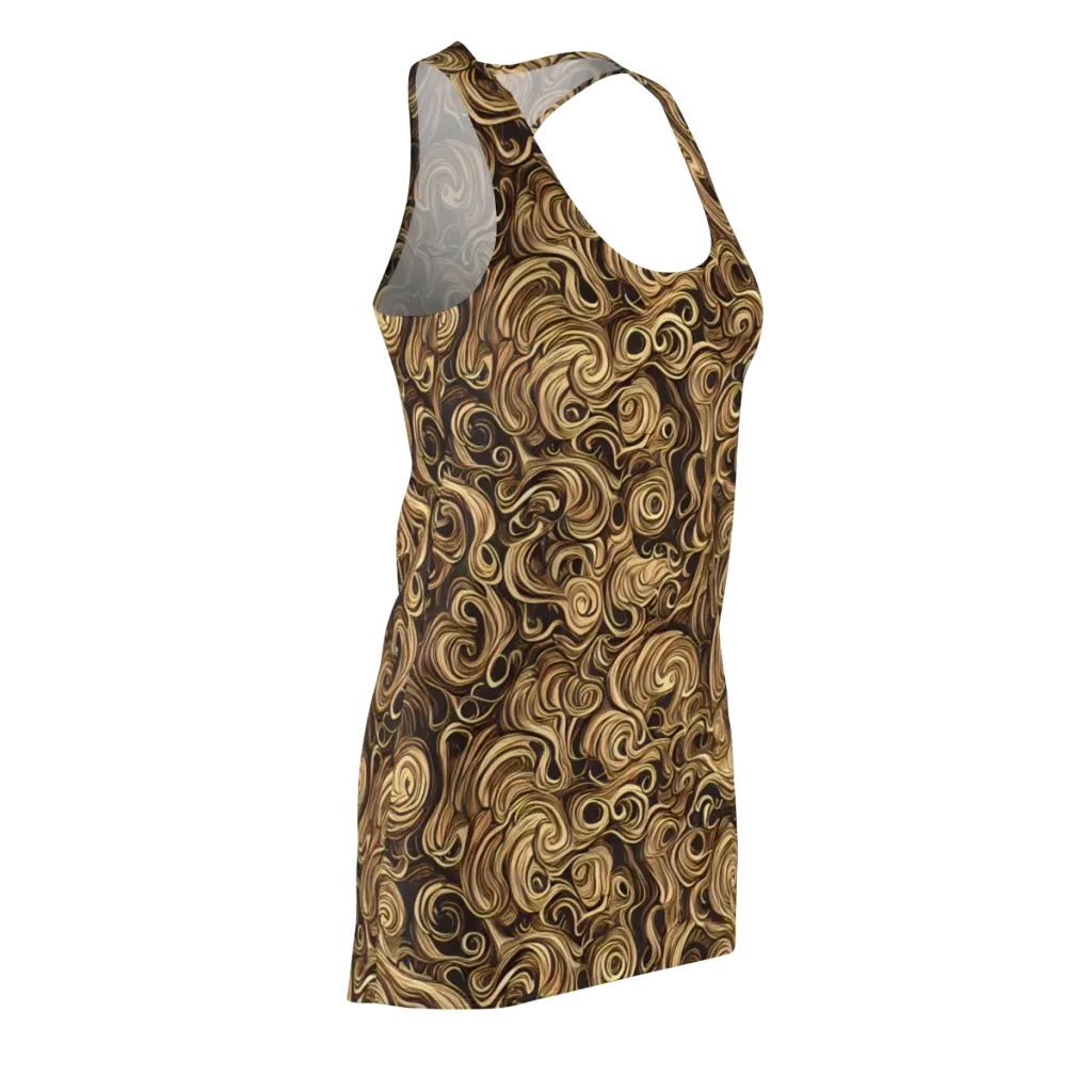 Amber Whirl on Racerback Dress — Front Side