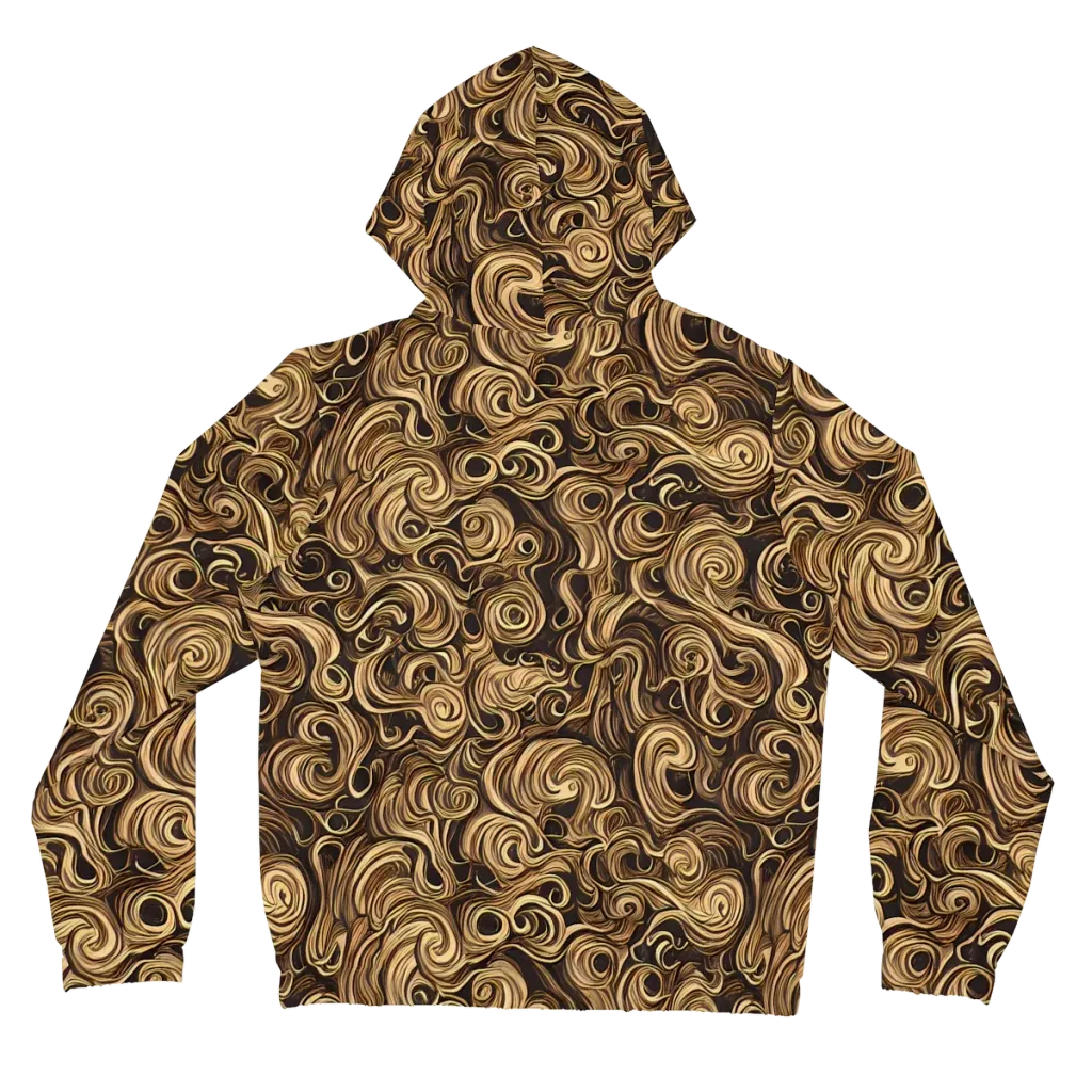 Amber Whirl on Women's Full-Zip Hoodie — Back