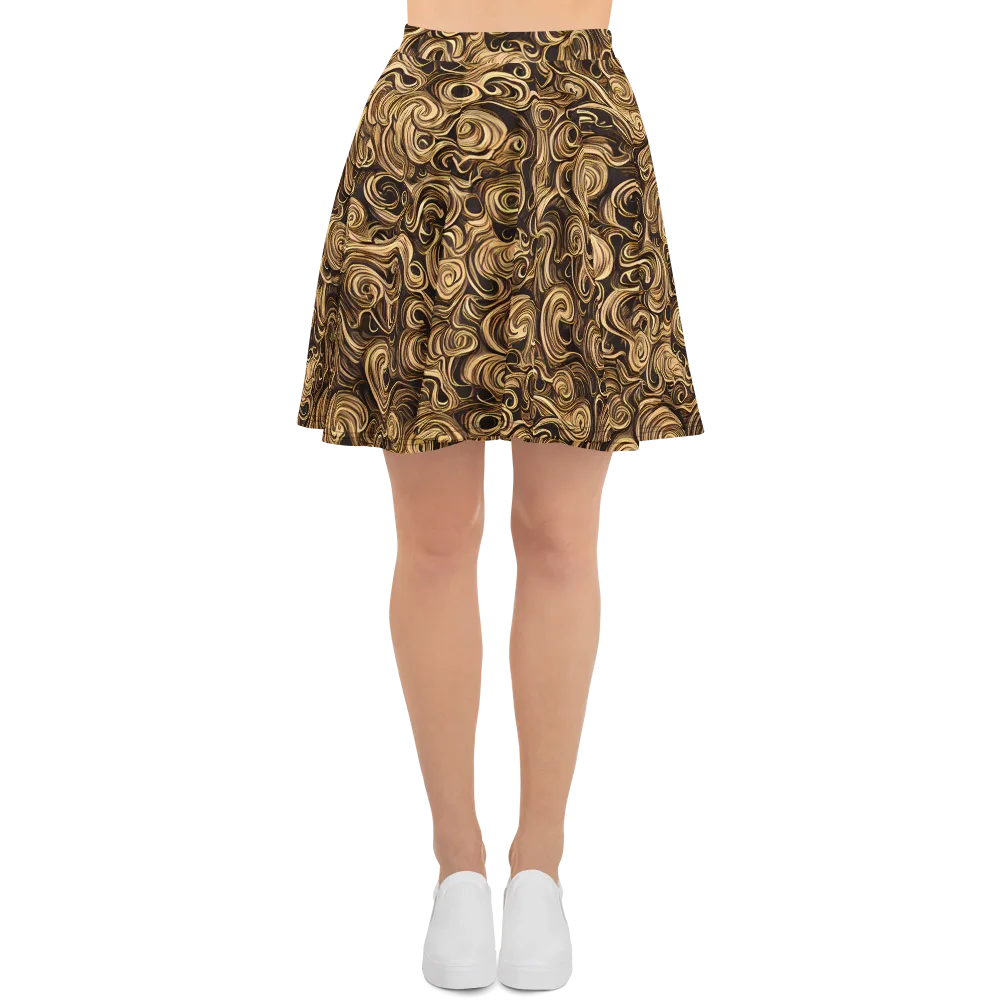 Amber Whirl on Skater Skirt — Front