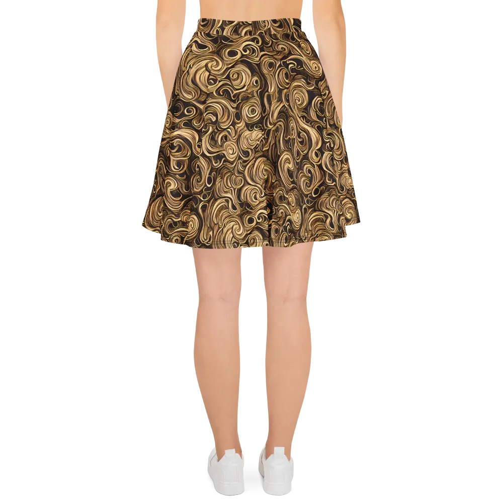 Amber Whirl on Skater Skirt — Back
