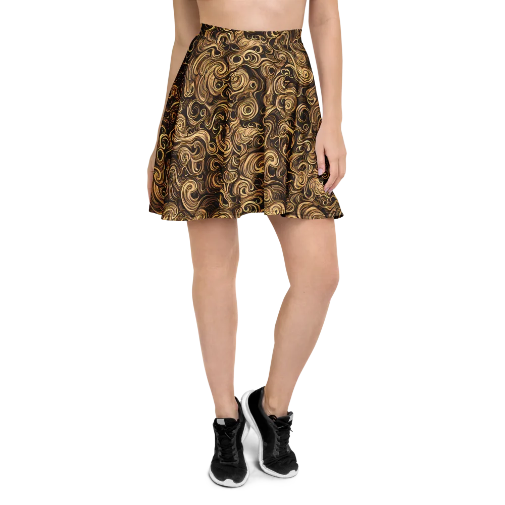 Amber Whirl on Skater Skirt — Front