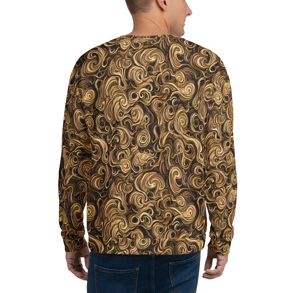 Amber Whirl on Sweatshirt — Back