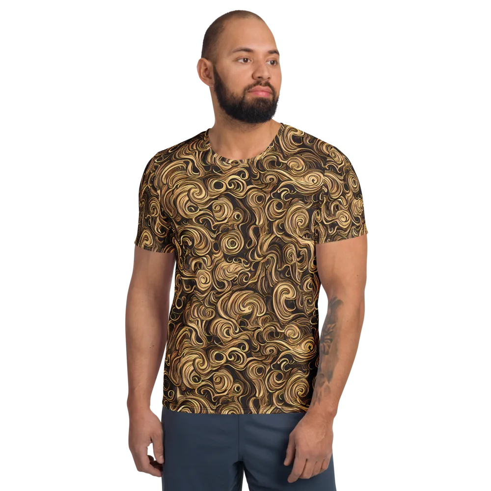 Amber Whirl on Men's Athletic T-Shirt — Front