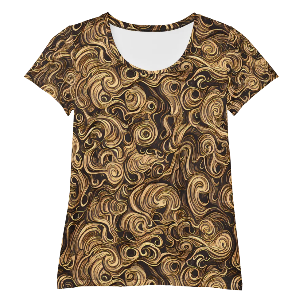 Amber Whirl on Women's Athletic T-Shirt — Front