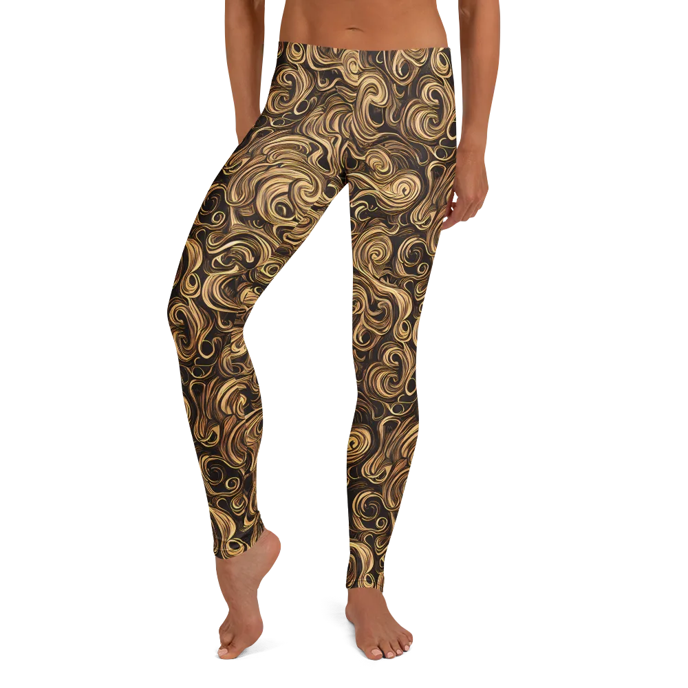 Amber Whirl on Leggings — Front