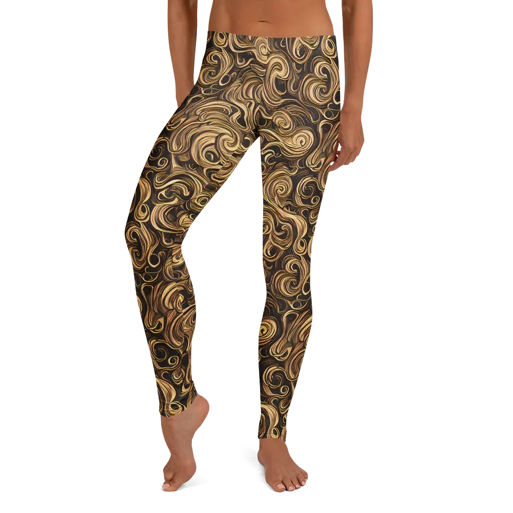 Amber Whirl on Leggings — Front