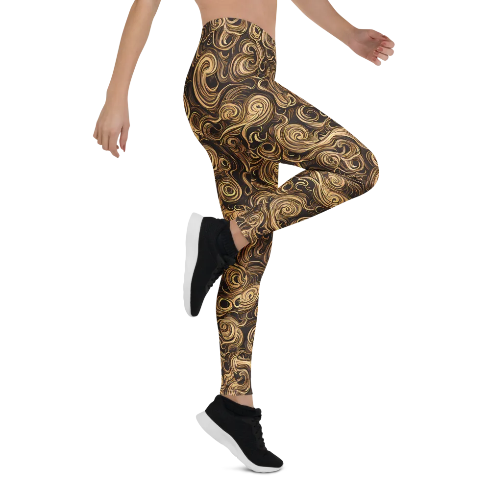 Amber Whirl on Leggings — Right