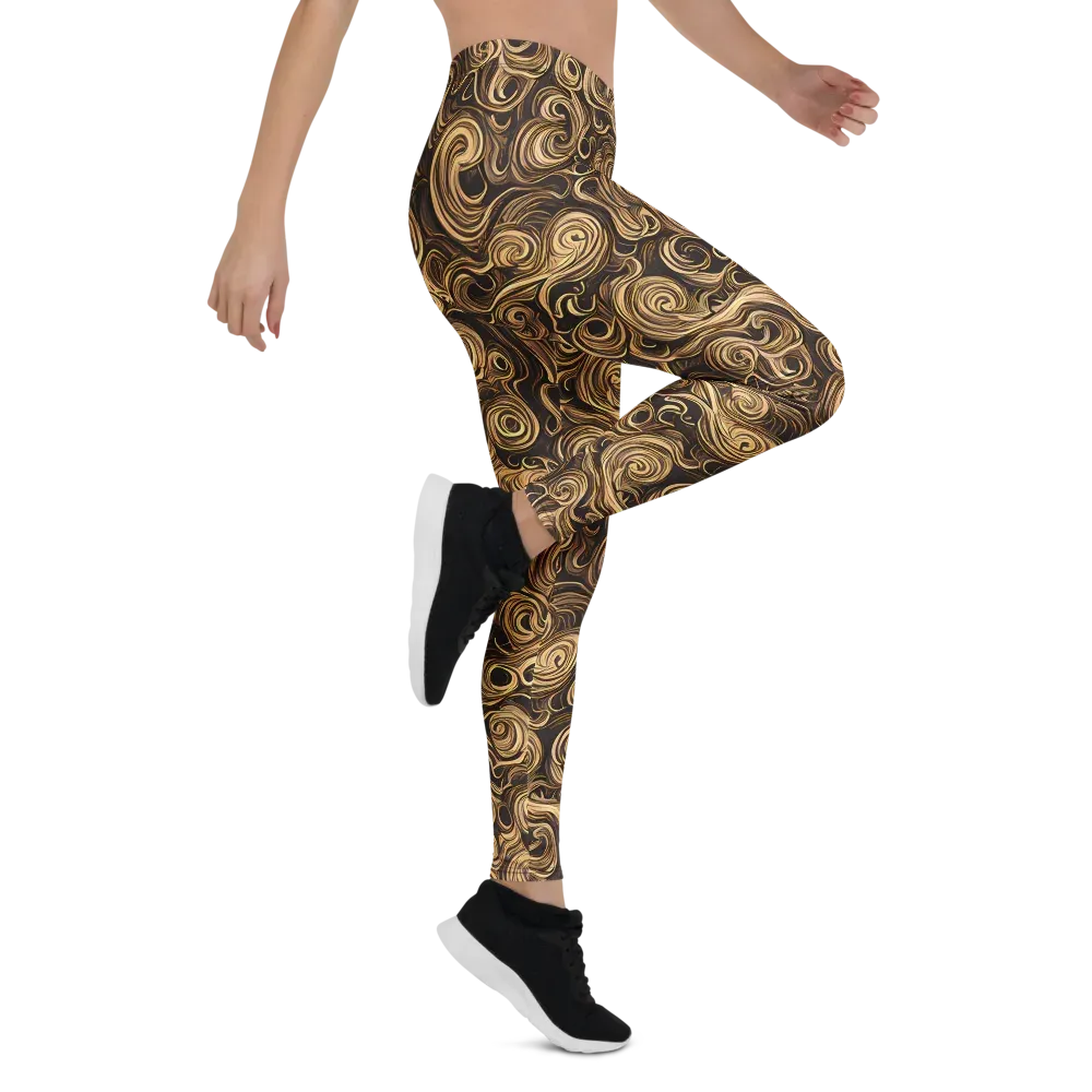 Amber Whirl on Leggings — Right