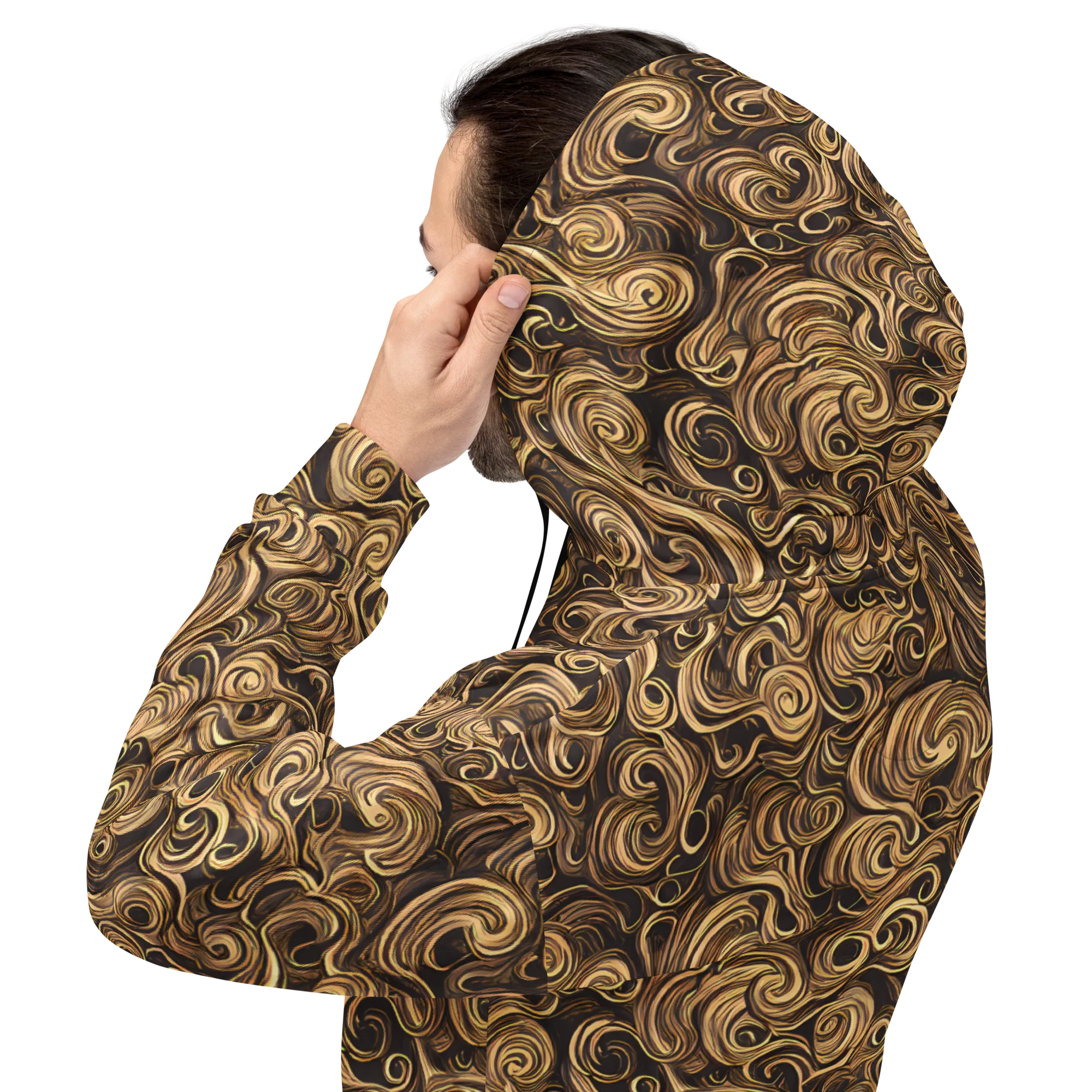 Amber Whirl on Hoodie — Back