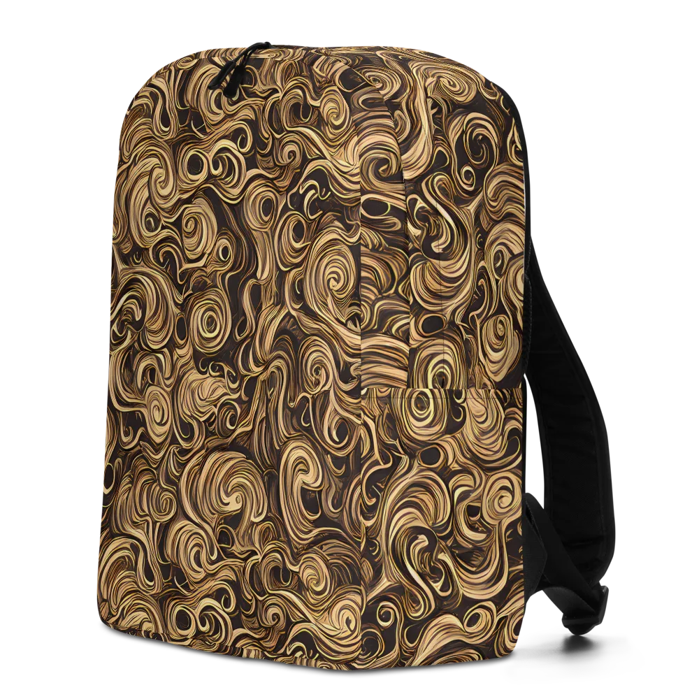 Amber Whirl on Minimalist Backpack — Left