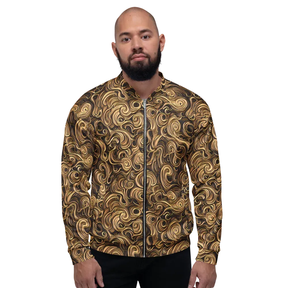 Amber Whirl on Bomber Jacket — Front