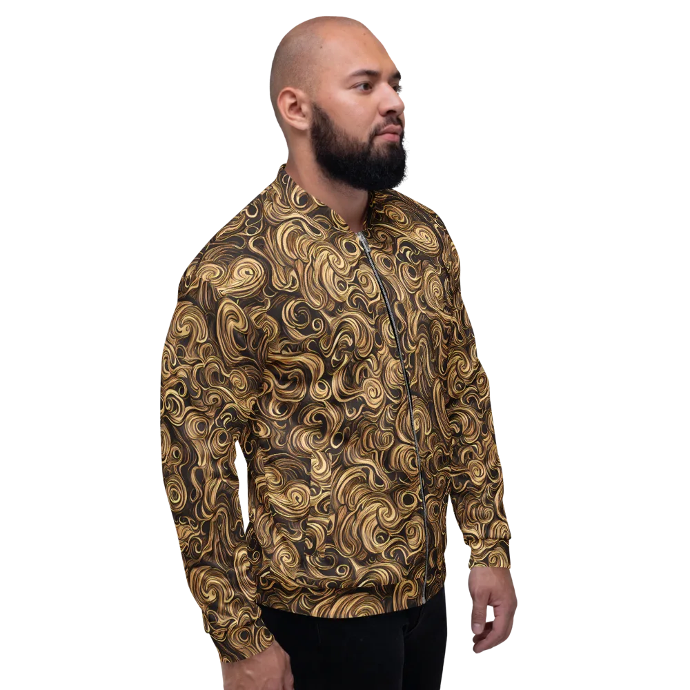 Amber Whirl on Bomber Jacket — Right