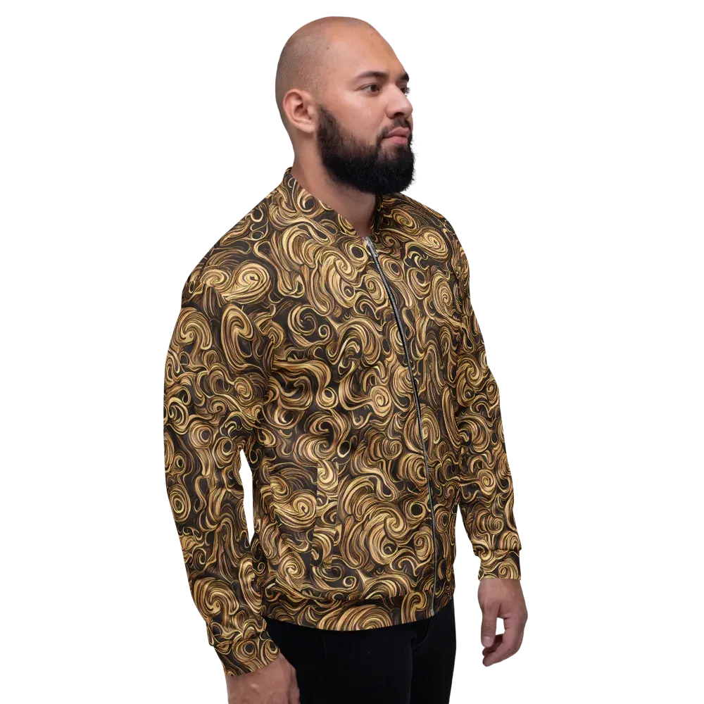 Amber Whirl on Bomber Jacket — Right