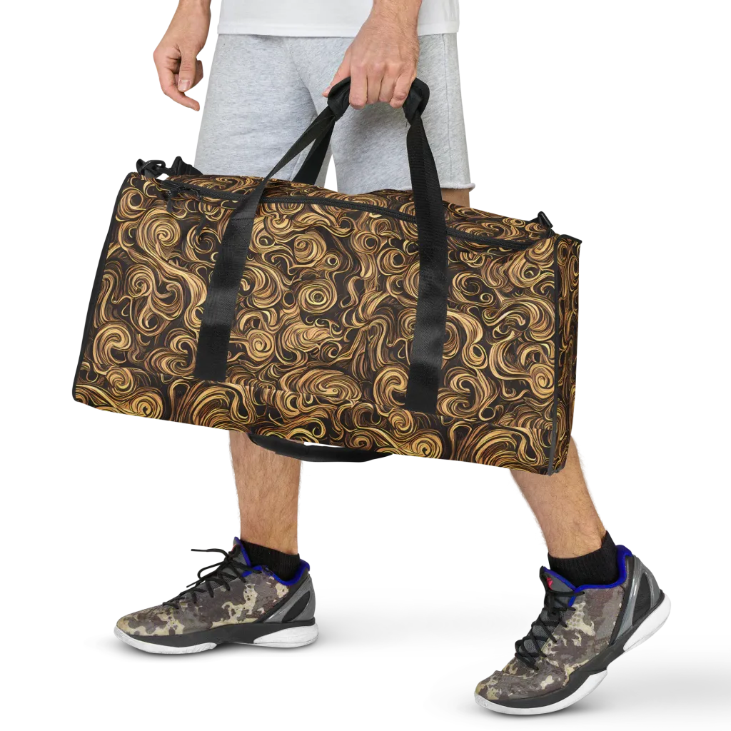 Amber Whirl on Duffle Bag — Front