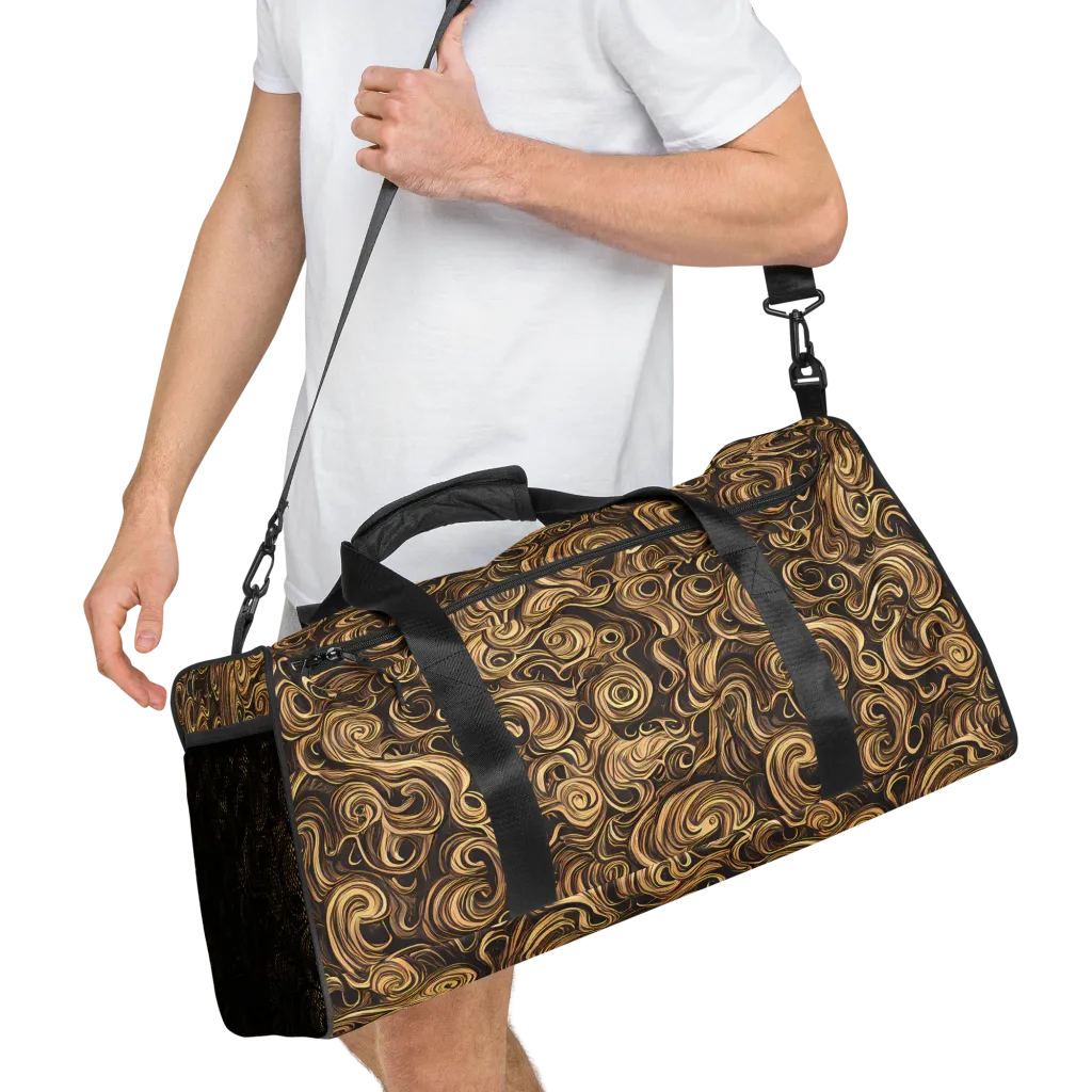 Amber Whirl on Duffle Bag — Right Front