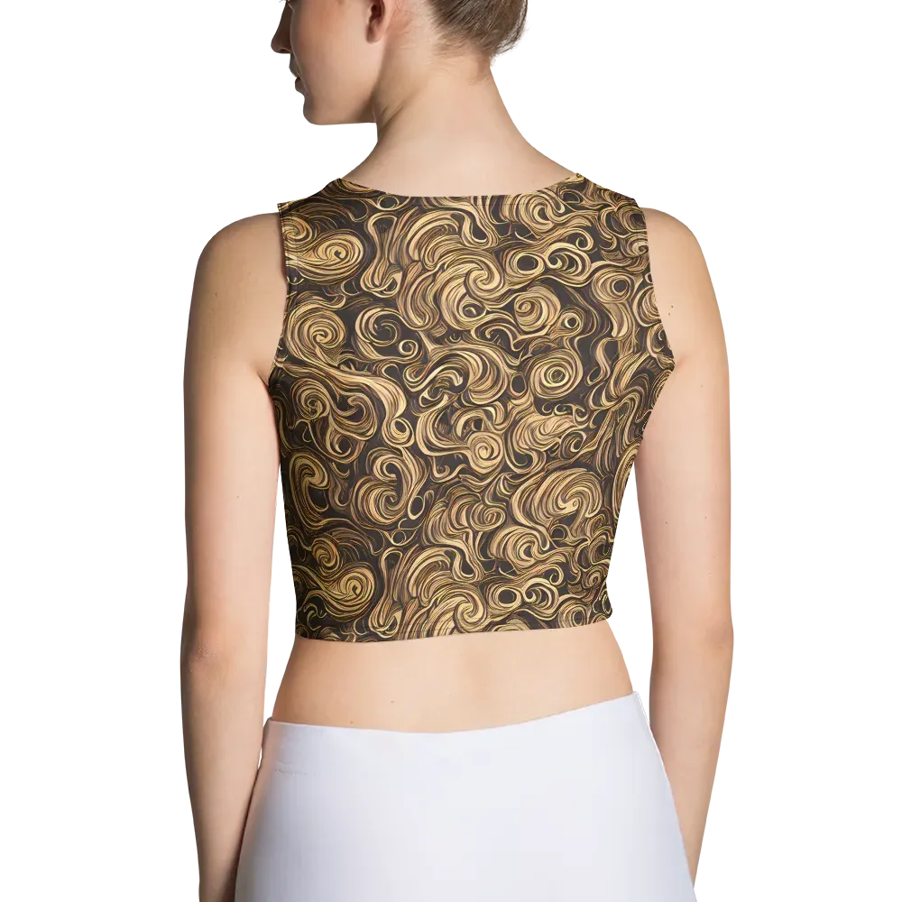 Amber Whirl on Crop Top — Back