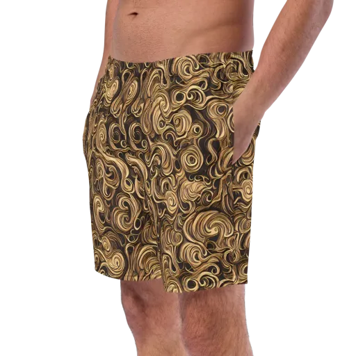 Amber Whirl on a Swim Trunks