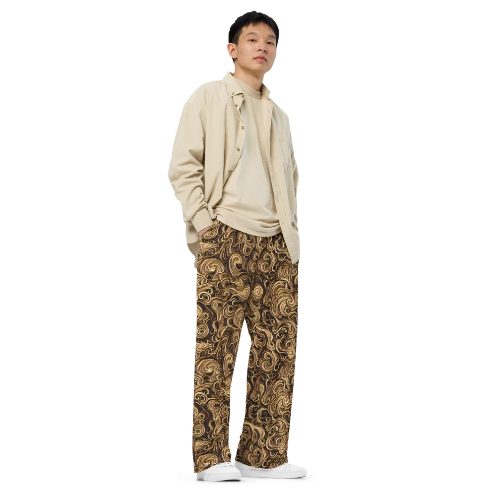 Amber Whirl on Wide-Leg Pants — Right Front