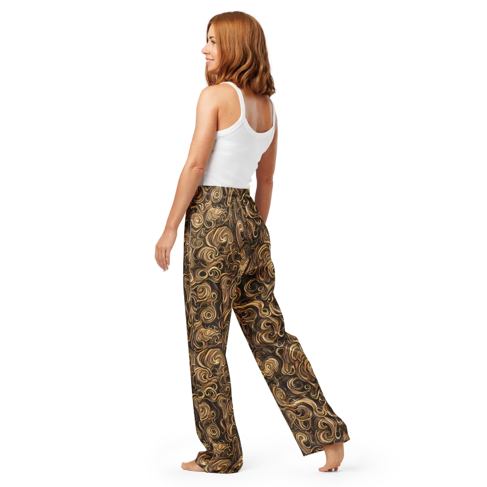 Amber Whirl on Women's Pajama Pants — Back