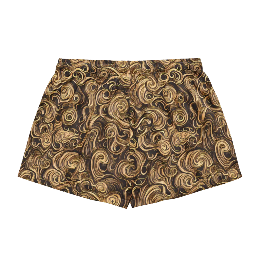 Amber Whirl on Women's Pajama Shorts — Back