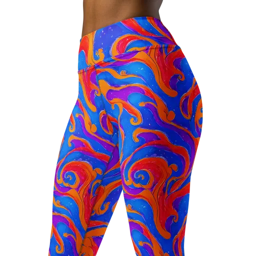Kinetic Aura on a Yoga Leggings