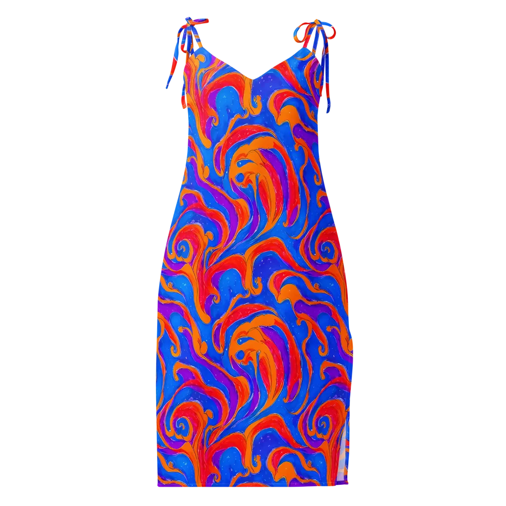 Kinetic Aura on Slip Dress — Front