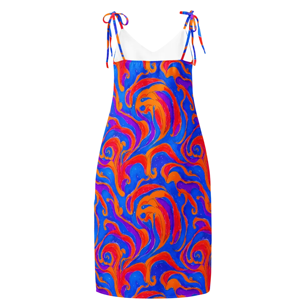 Kinetic Aura on Slip Dress — Back