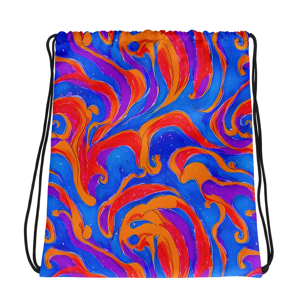 Kinetic Aura on Drawstring Bag — Photo